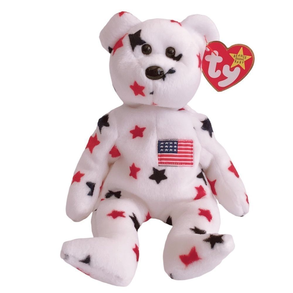 TY‎ BEANIE BUDDY-GLORY-EXCELLENT CONDITION-JULY 4TH